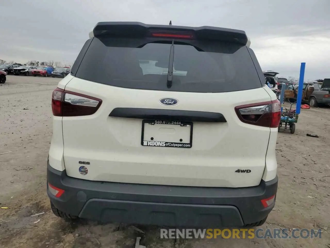 6 Photograph of a damaged car MAJ6S3JL6MC401495 FORD ECOSPORT 2021