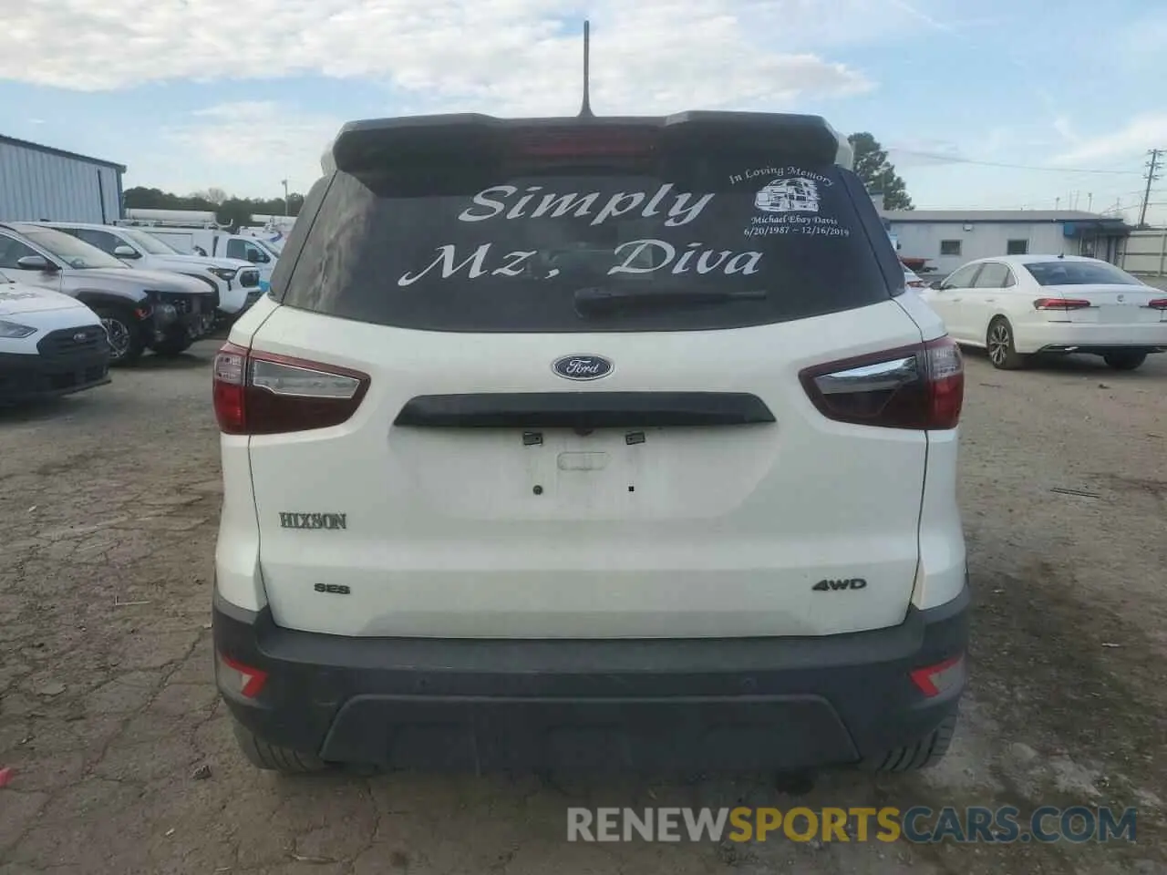 6 Photograph of a damaged car MAJ6S3JL8MC404110 FORD ECOSPORT 2021