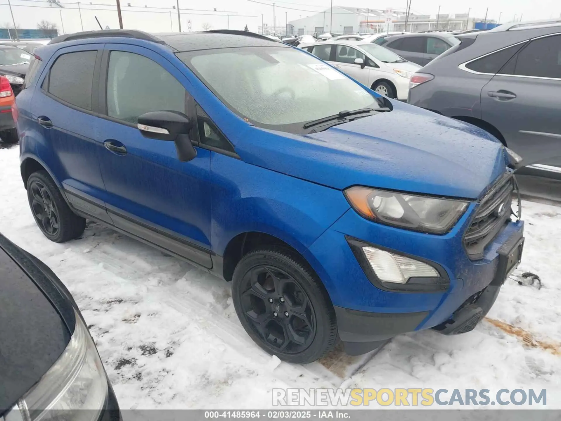 1 Photograph of a damaged car MAJ6S3JL8MC412059 FORD ECOSPORT 2021