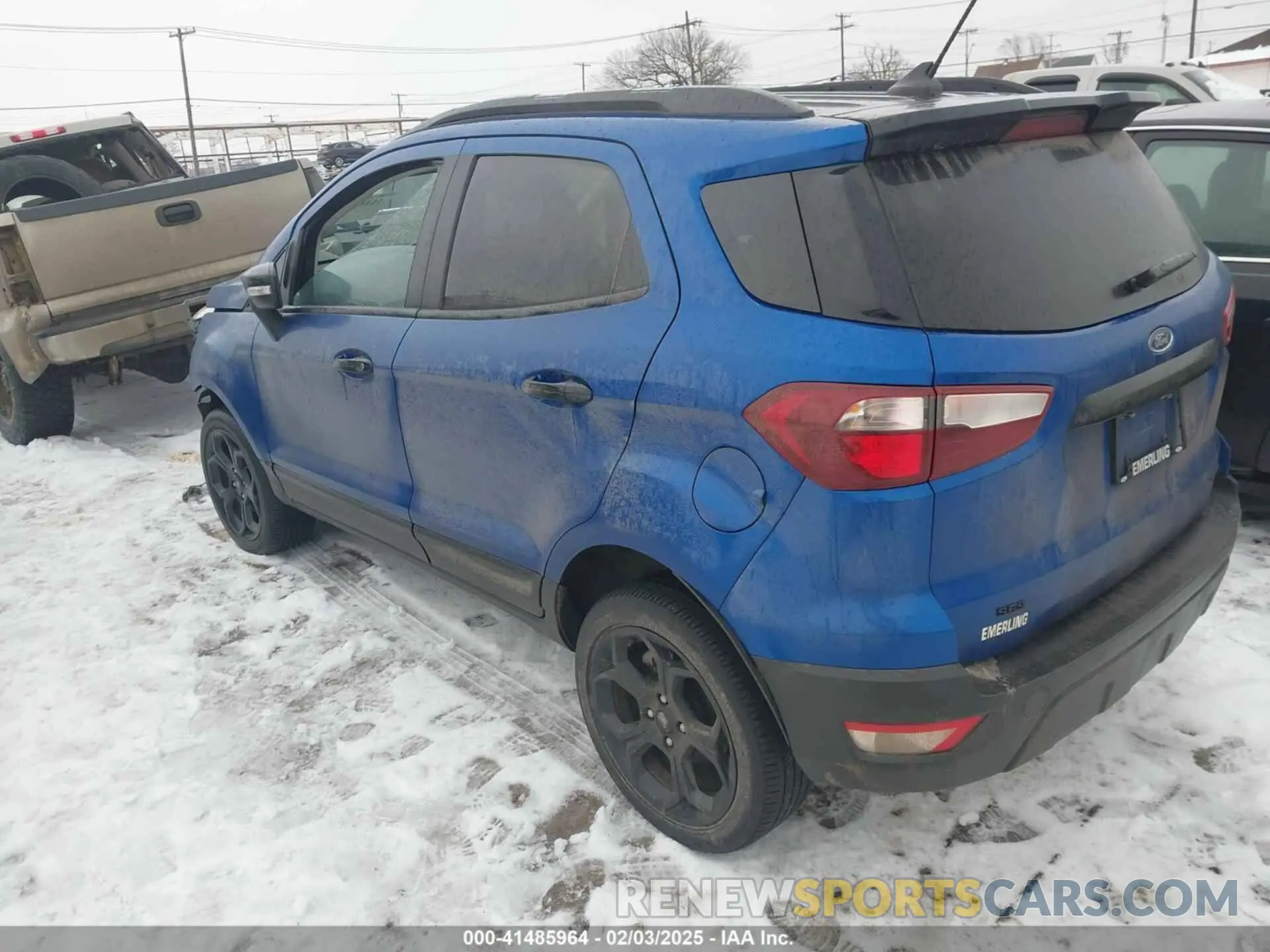 3 Photograph of a damaged car MAJ6S3JL8MC412059 FORD ECOSPORT 2021