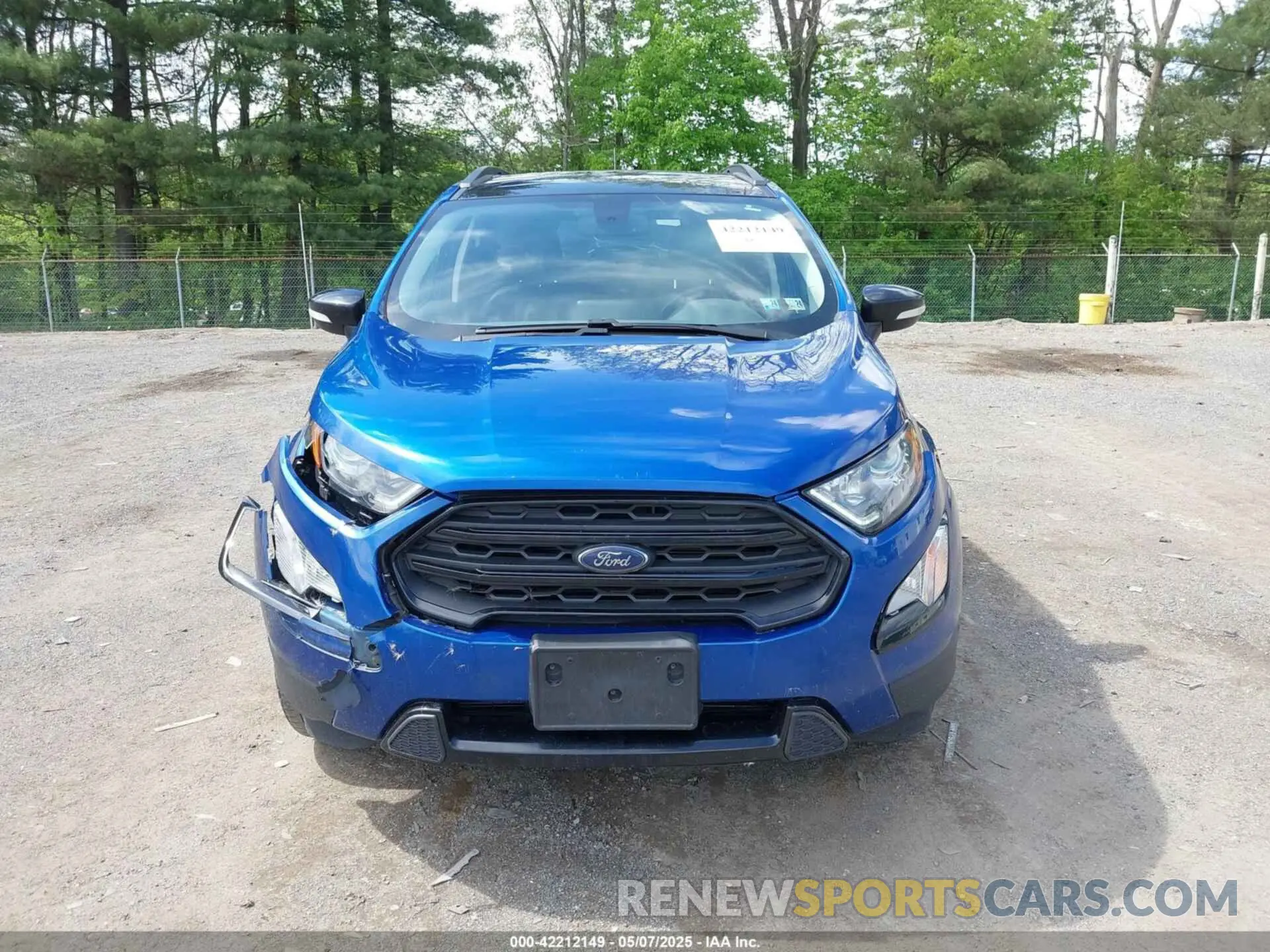 12 Photograph of a damaged car MAJ6S3JL8MC435874 FORD ECOSPORT 2021