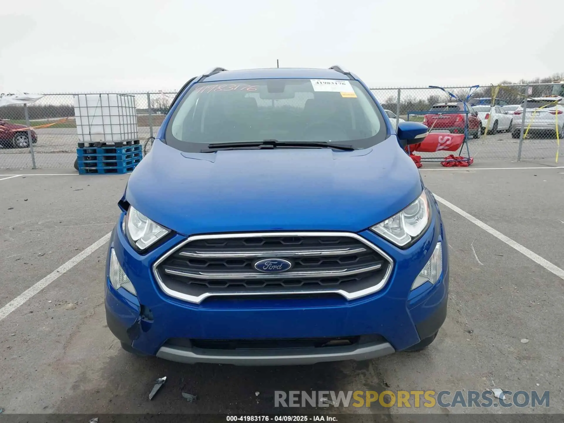 13 Photograph of a damaged car MAJ6S3KL0MC401426 FORD ECOSPORT 2021