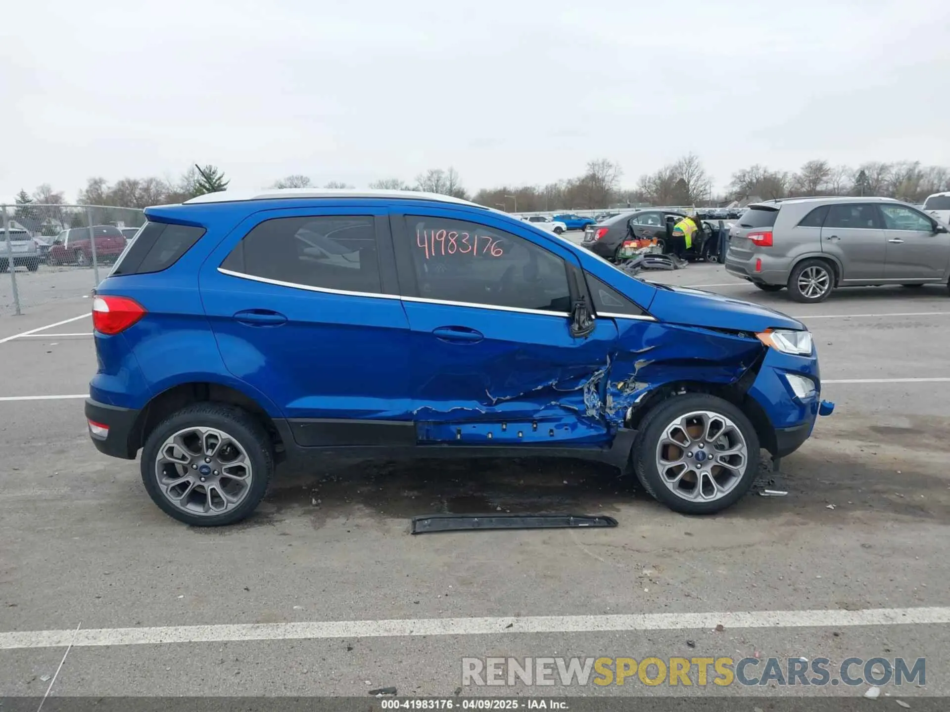 14 Photograph of a damaged car MAJ6S3KL0MC401426 FORD ECOSPORT 2021
