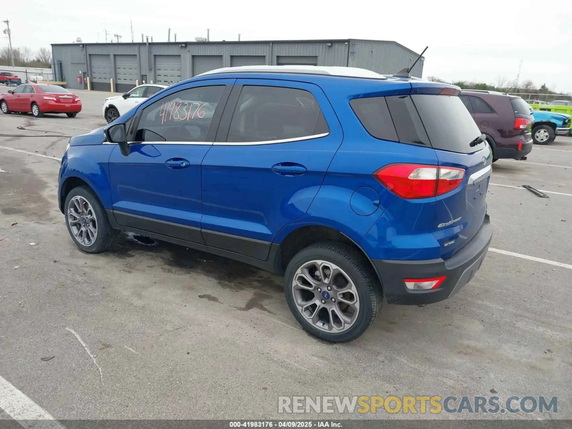 3 Photograph of a damaged car MAJ6S3KL0MC401426 FORD ECOSPORT 2021