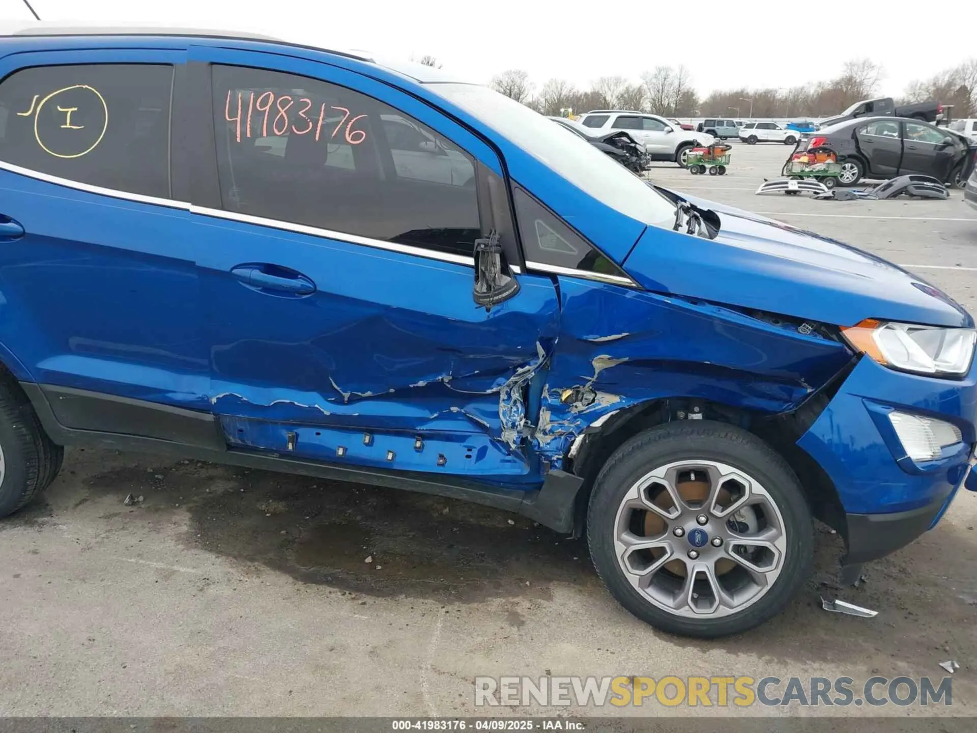 6 Photograph of a damaged car MAJ6S3KL0MC401426 FORD ECOSPORT 2021