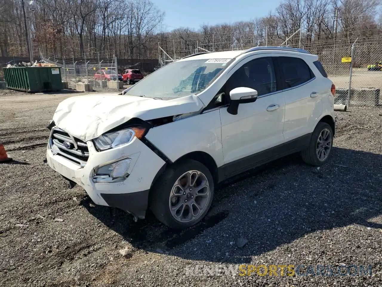 1 Photograph of a damaged car MAJ6S3KL3MC402098 FORD ECOSPORT 2021