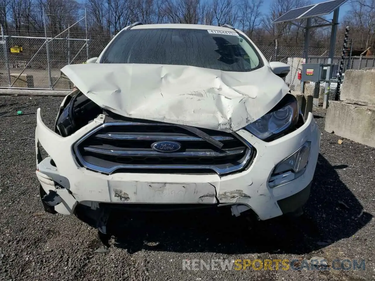 5 Photograph of a damaged car MAJ6S3KL3MC402098 FORD ECOSPORT 2021