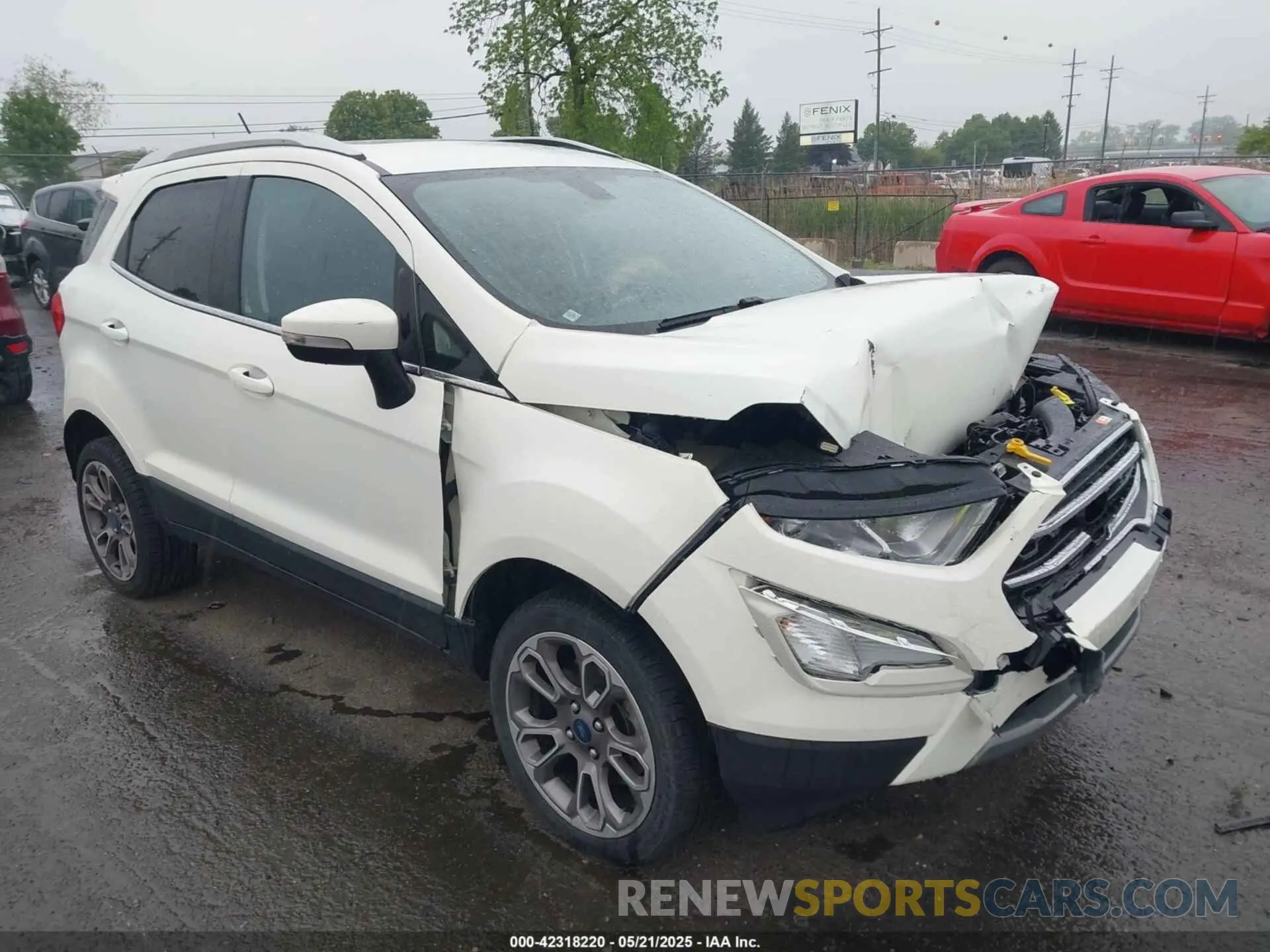 1 Photograph of a damaged car MAJ6S3KL3MC404966 FORD ECOSPORT 2021