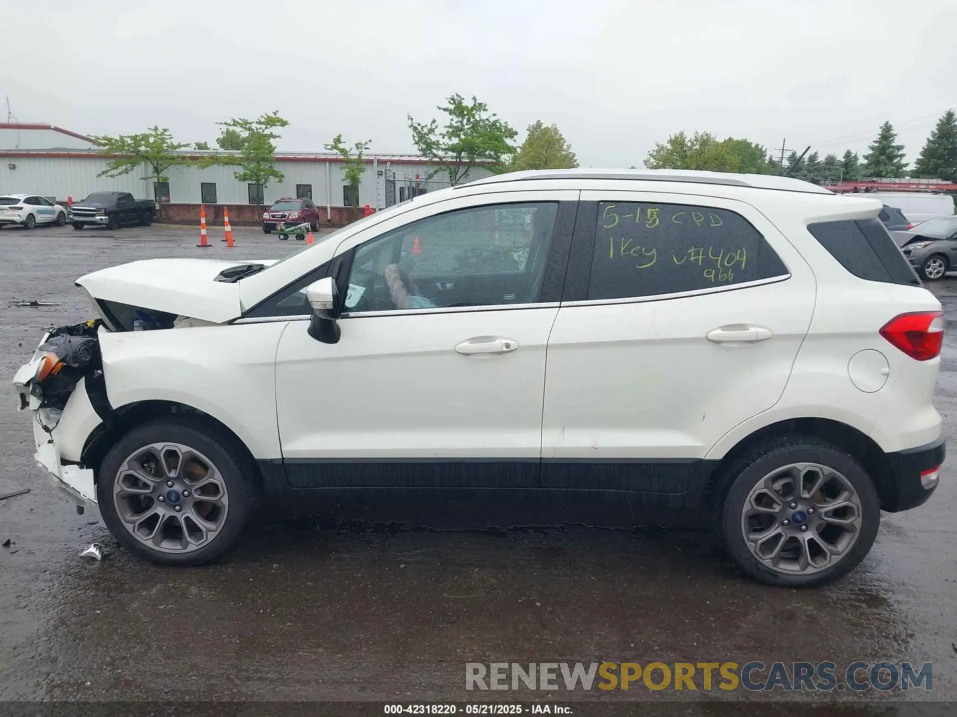 14 Photograph of a damaged car MAJ6S3KL3MC404966 FORD ECOSPORT 2021