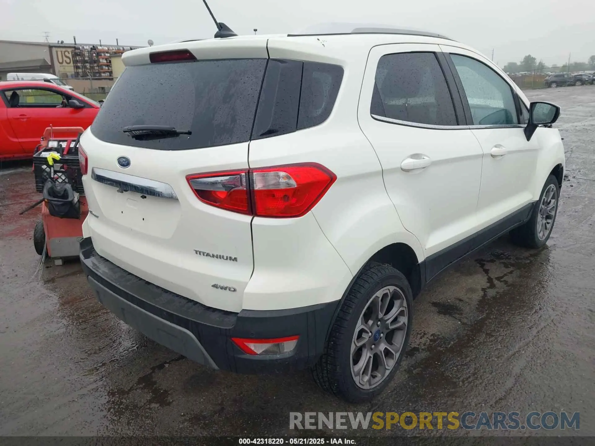 4 Photograph of a damaged car MAJ6S3KL3MC404966 FORD ECOSPORT 2021