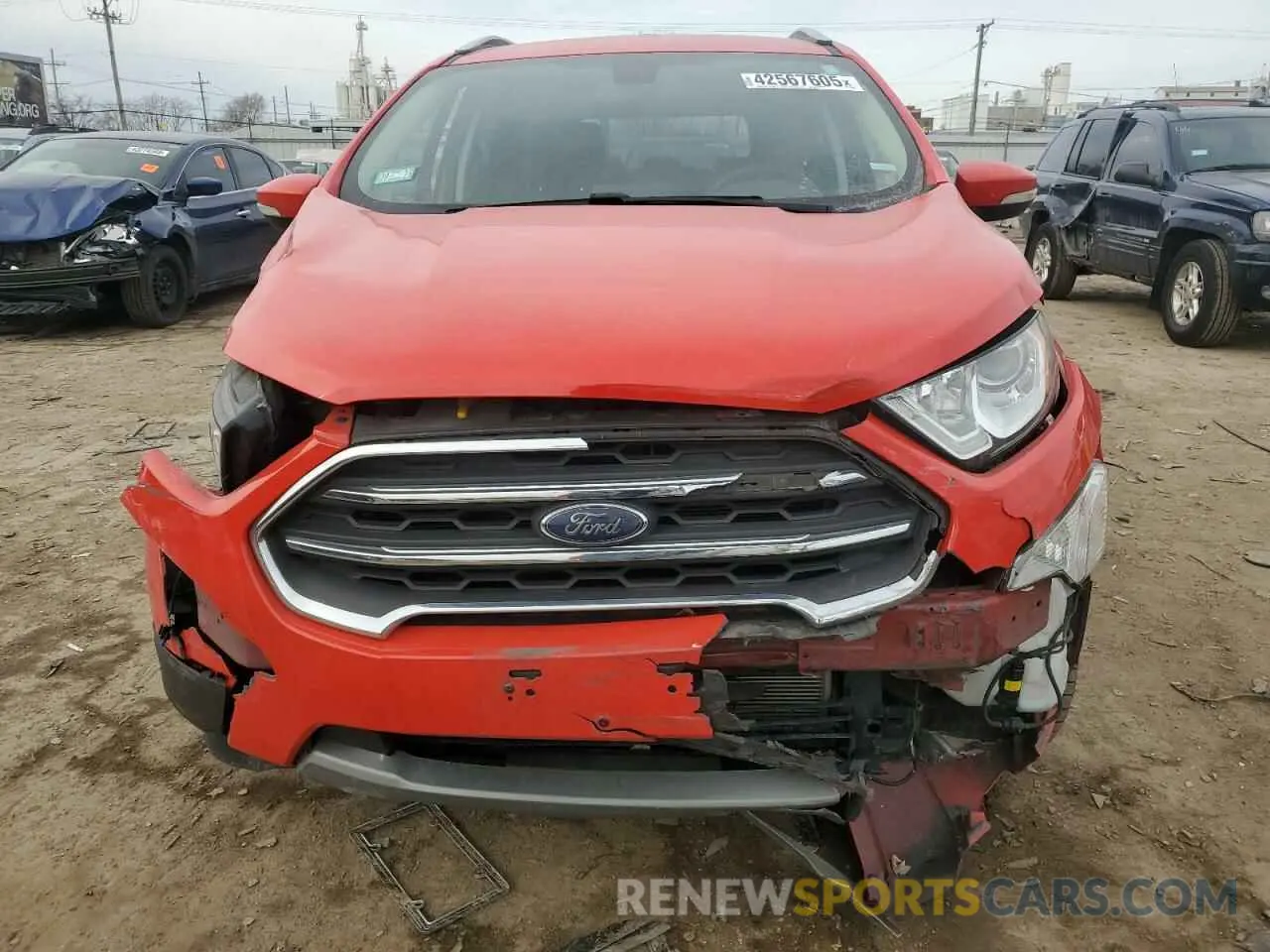 5 Photograph of a damaged car MAJ6S3KL4MC400540 FORD ECOSPORT 2021