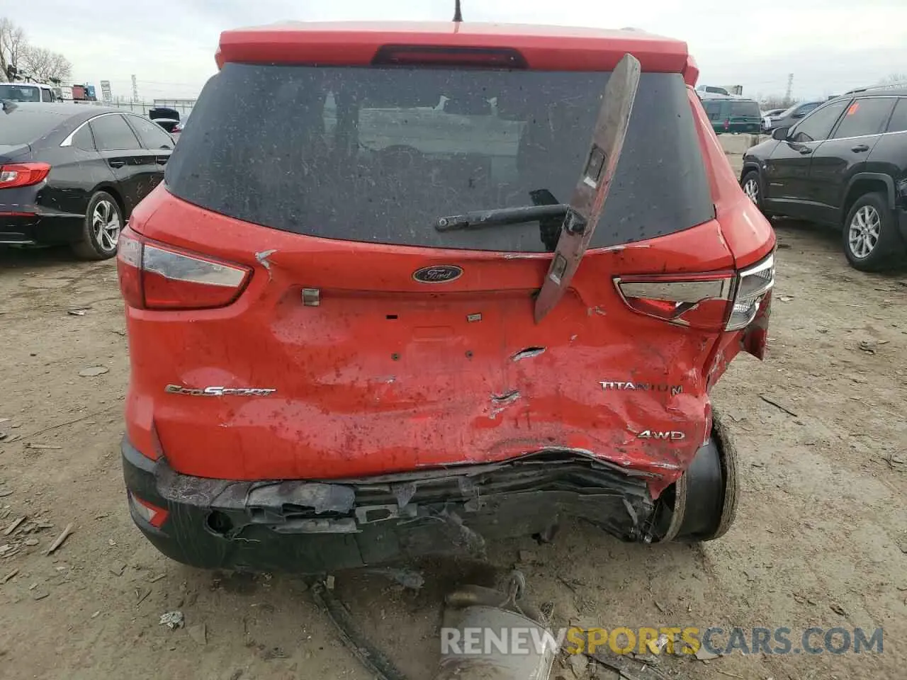 6 Photograph of a damaged car MAJ6S3KL4MC400540 FORD ECOSPORT 2021