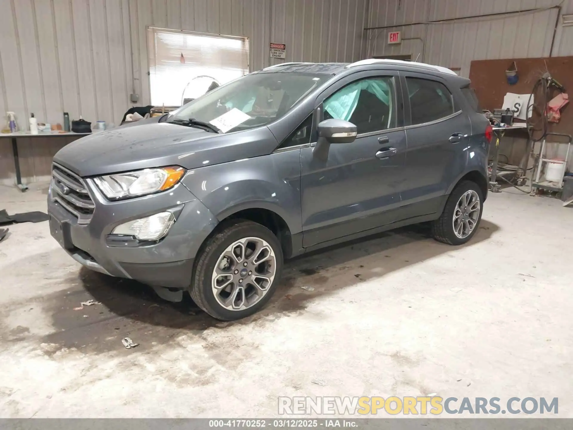 2 Photograph of a damaged car MAJ6S3KL6MC398208 FORD ECOSPORT 2021