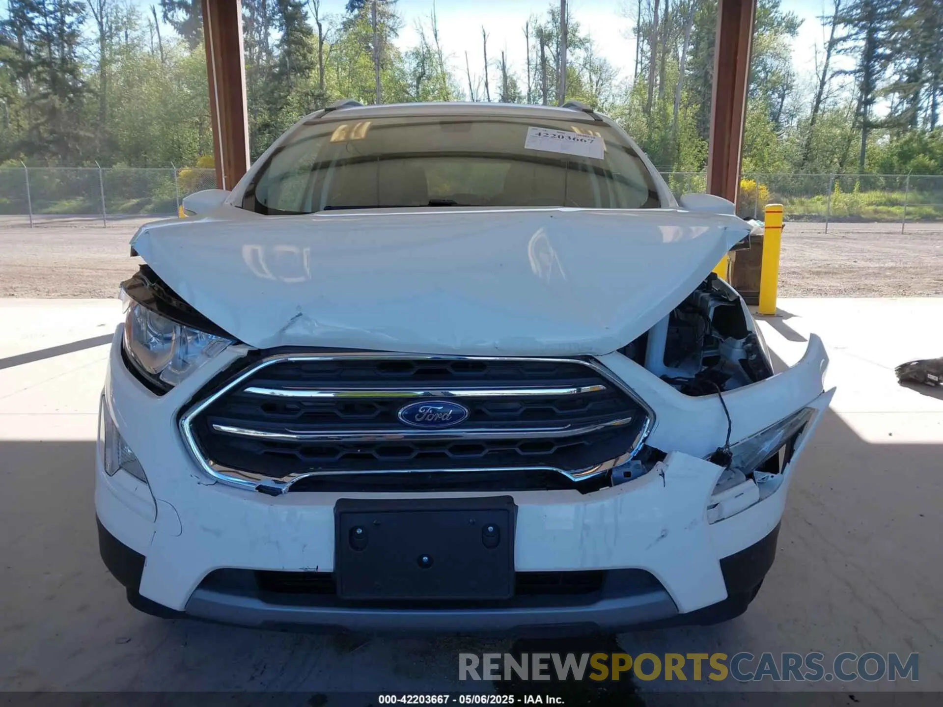 12 Photograph of a damaged car MAJ6S3KL8MC402081 FORD ECOSPORT 2021