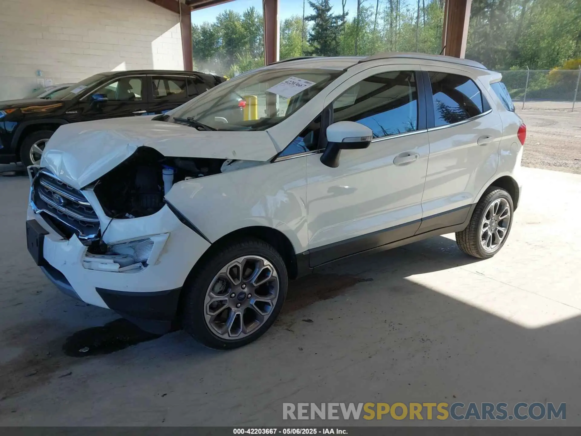 2 Photograph of a damaged car MAJ6S3KL8MC402081 FORD ECOSPORT 2021