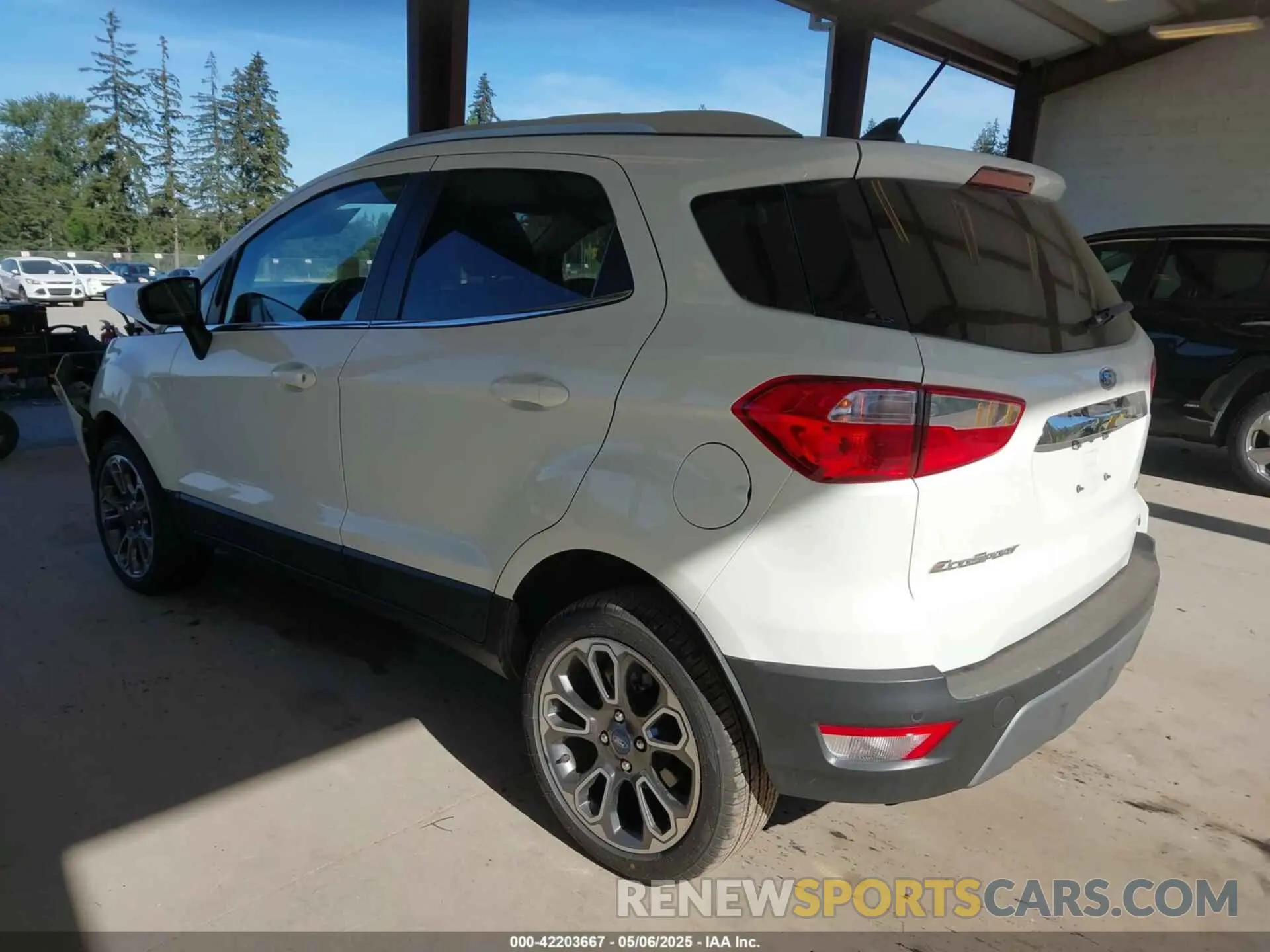3 Photograph of a damaged car MAJ6S3KL8MC402081 FORD ECOSPORT 2021