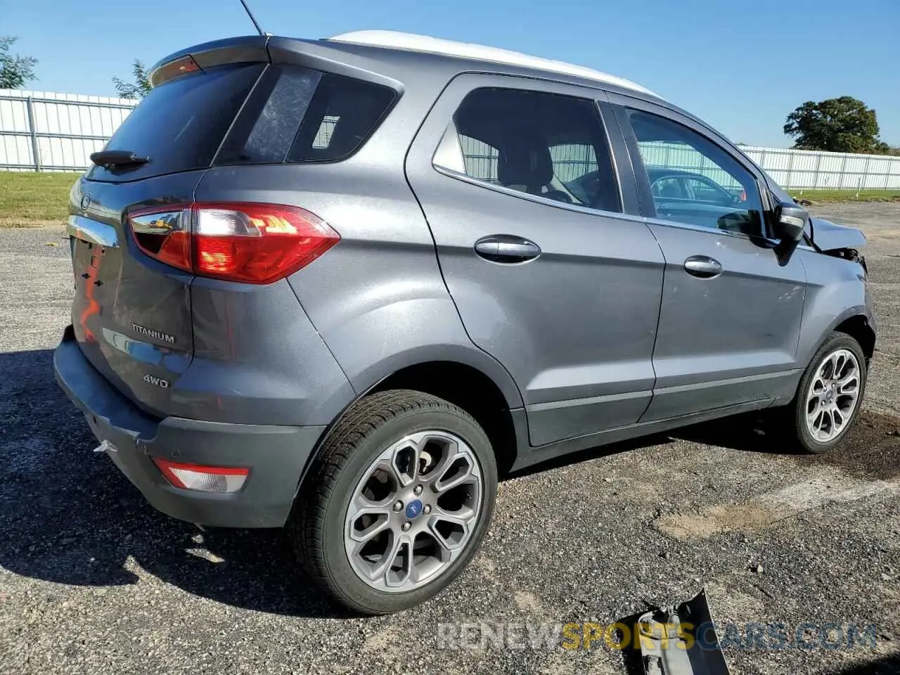 3 Photograph of a damaged car MAJ6S3KLXMC403359 FORD ECOSPORT 2021