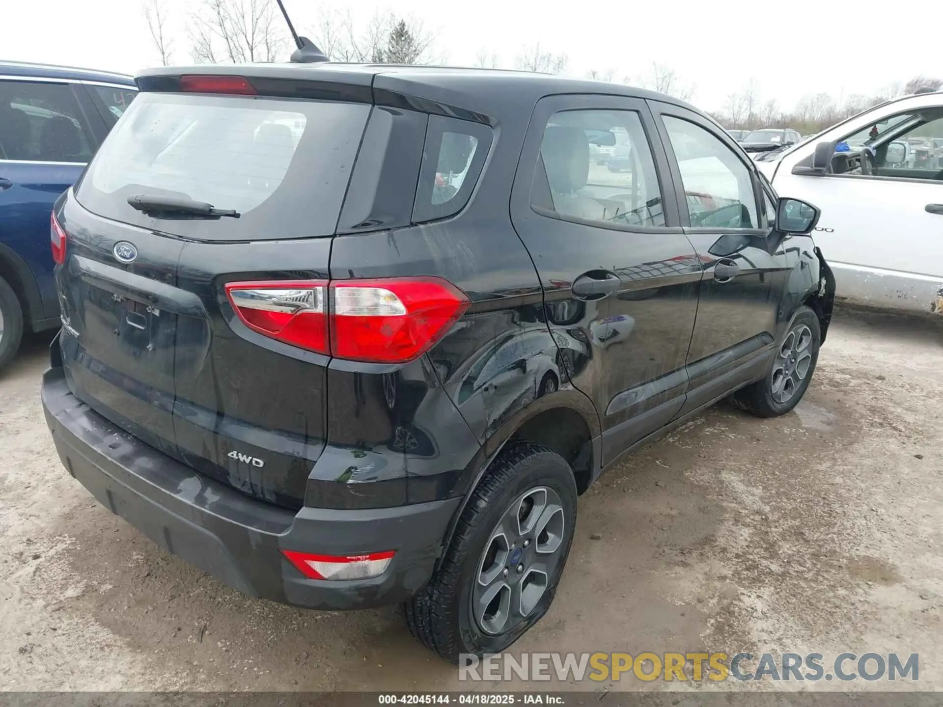 4 Photograph of a damaged car MAJ6S3FL0NC461251 FORD ECOSPORT 2022