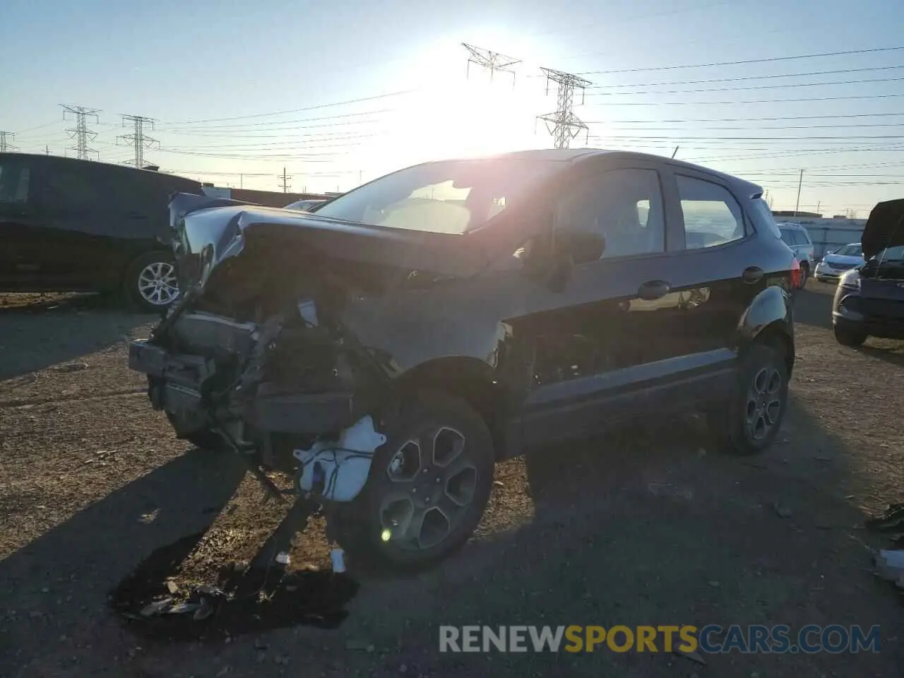 1 Photograph of a damaged car MAJ6S3FL3NC458117 FORD ECOSPORT 2022