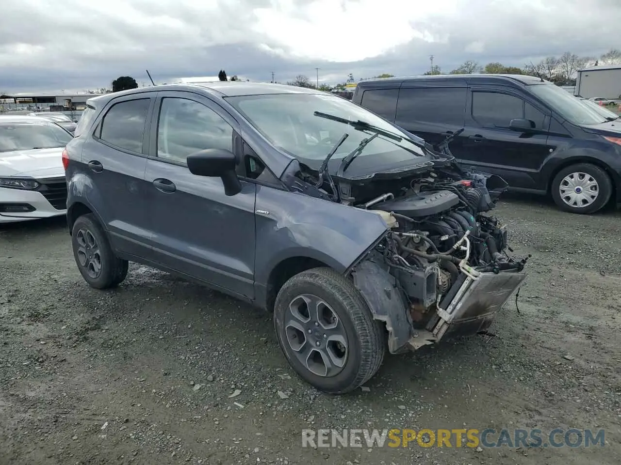 4 Photograph of a damaged car MAJ6S3FL4NC465299 FORD ECOSPORT 2022
