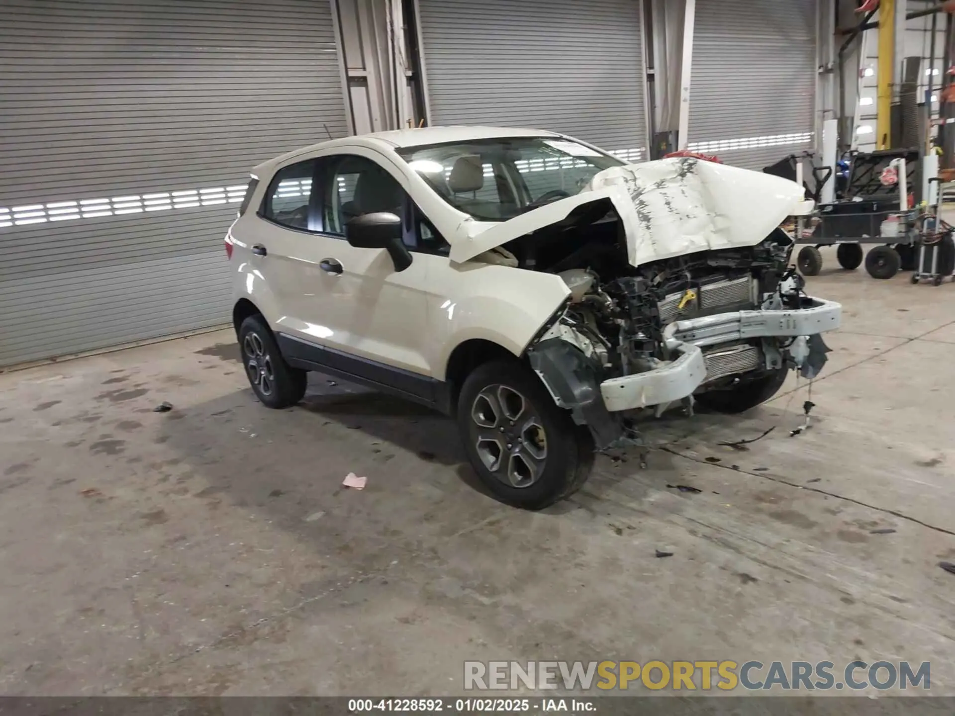 1 Photograph of a damaged car MAJ6S3FL6NC473596 FORD ECOSPORT 2022