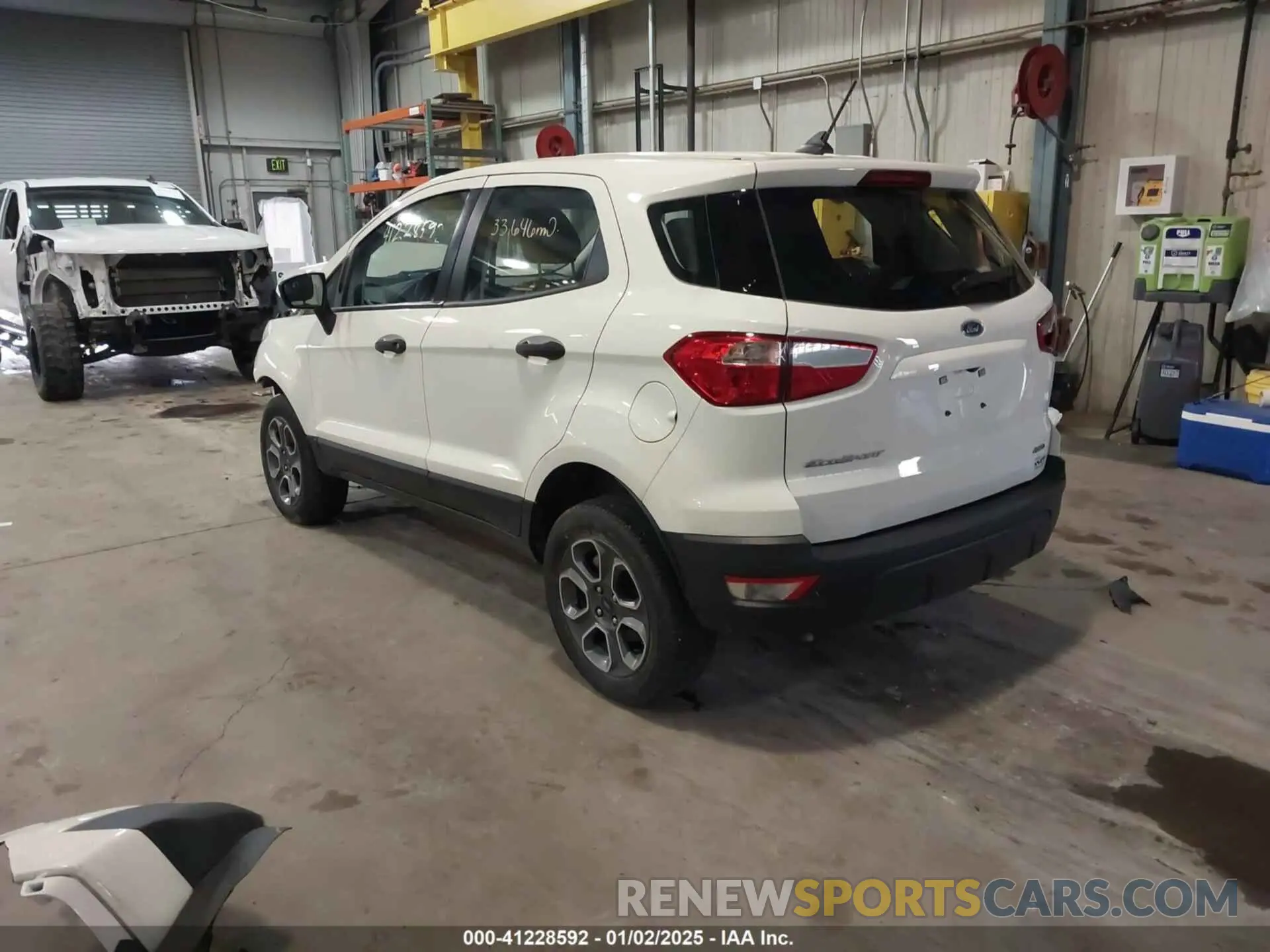 3 Photograph of a damaged car MAJ6S3FL6NC473596 FORD ECOSPORT 2022