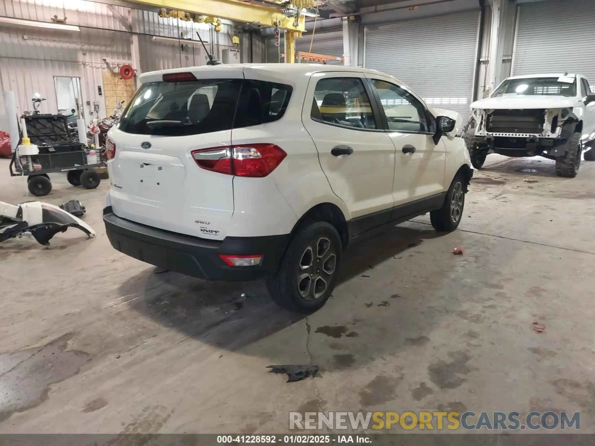 4 Photograph of a damaged car MAJ6S3FL6NC473596 FORD ECOSPORT 2022