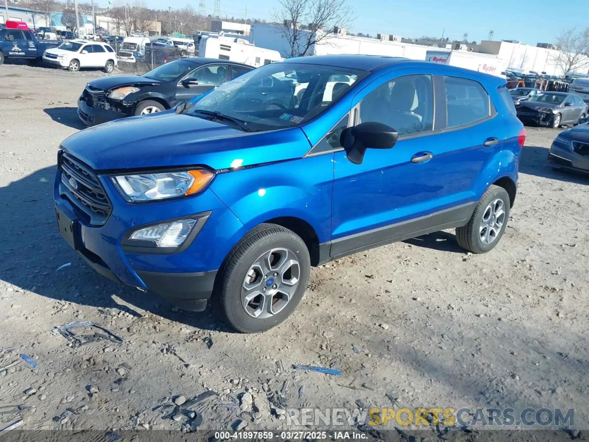 2 Photograph of a damaged car MAJ6S3FL8NC464026 FORD ECOSPORT 2022