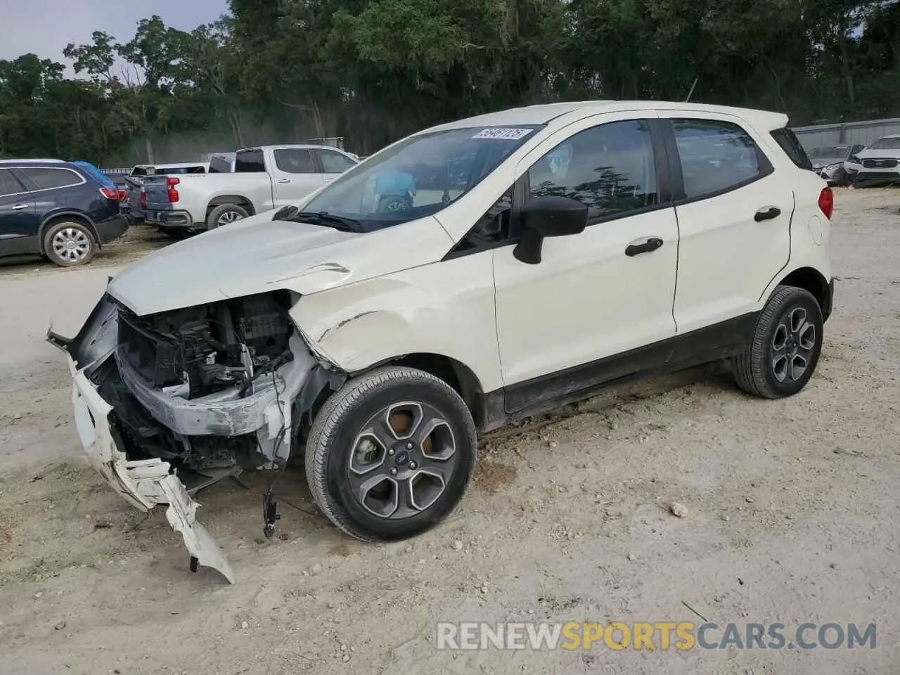 1 Photograph of a damaged car MAJ6S3FL8NC468030 FORD ECOSPORT 2022