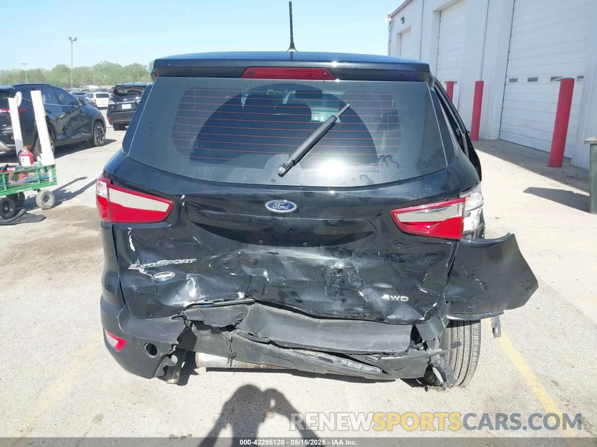 16 Photograph of a damaged car MAJ6S3FL9NC467677 FORD ECOSPORT 2022