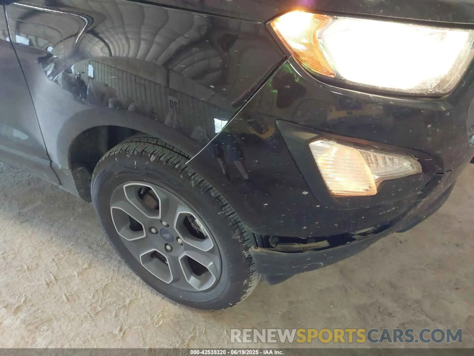 6 Photograph of a damaged car MAJ6S3FL9NC474757 FORD ECOSPORT 2022