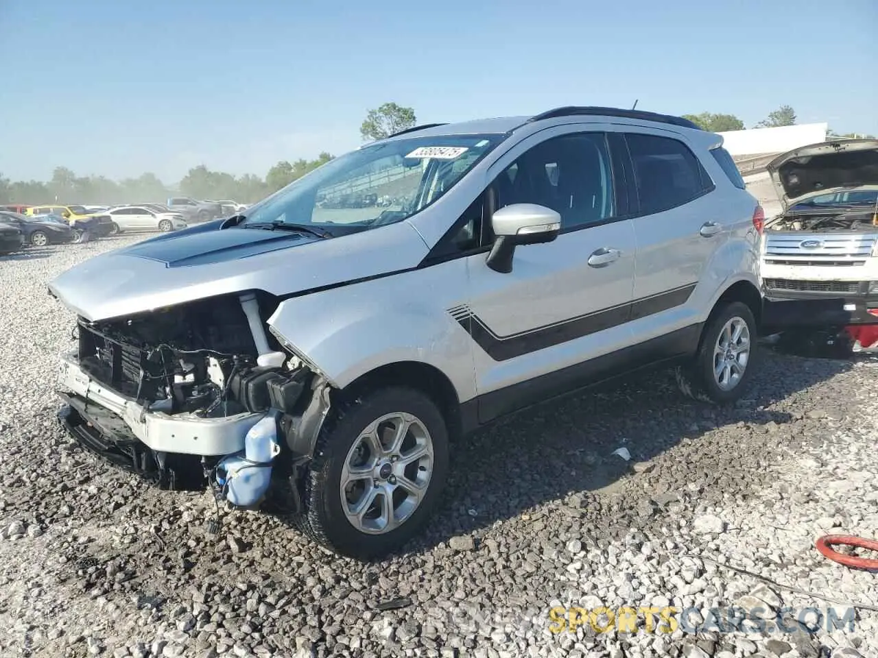 1 Photograph of a damaged car MAJ6S3GL0NC471292 FORD ECOSPORT 2022