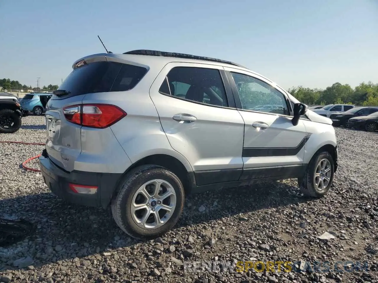 3 Photograph of a damaged car MAJ6S3GL0NC471292 FORD ECOSPORT 2022