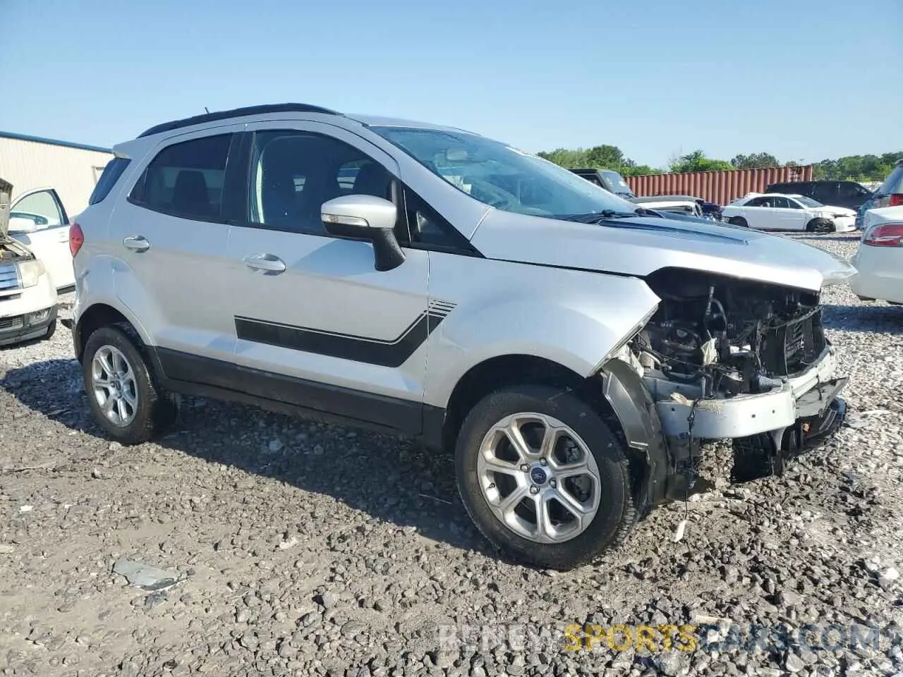 4 Photograph of a damaged car MAJ6S3GL0NC471292 FORD ECOSPORT 2022