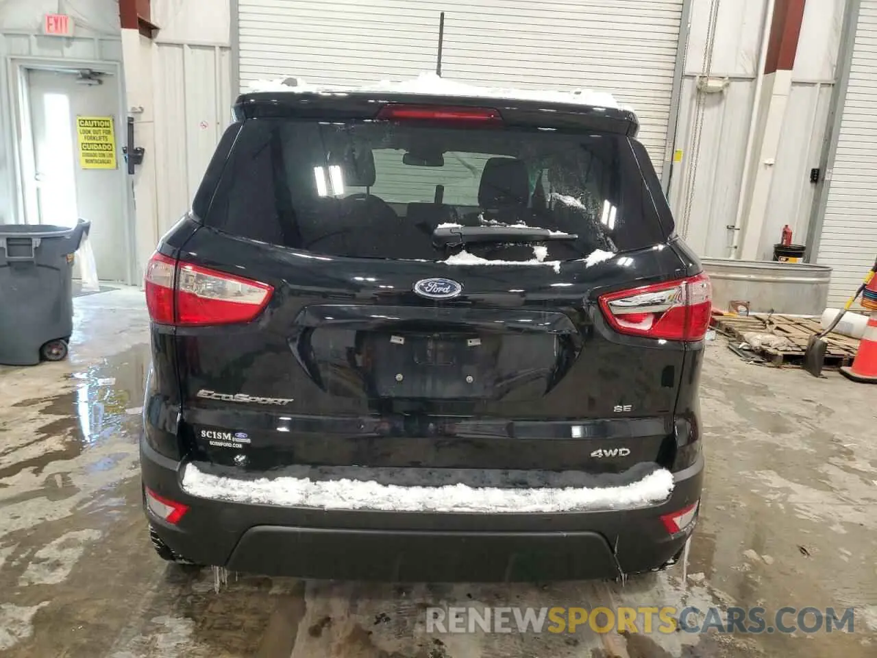6 Photograph of a damaged car MAJ6S3GL2NC463839 FORD ECOSPORT 2022
