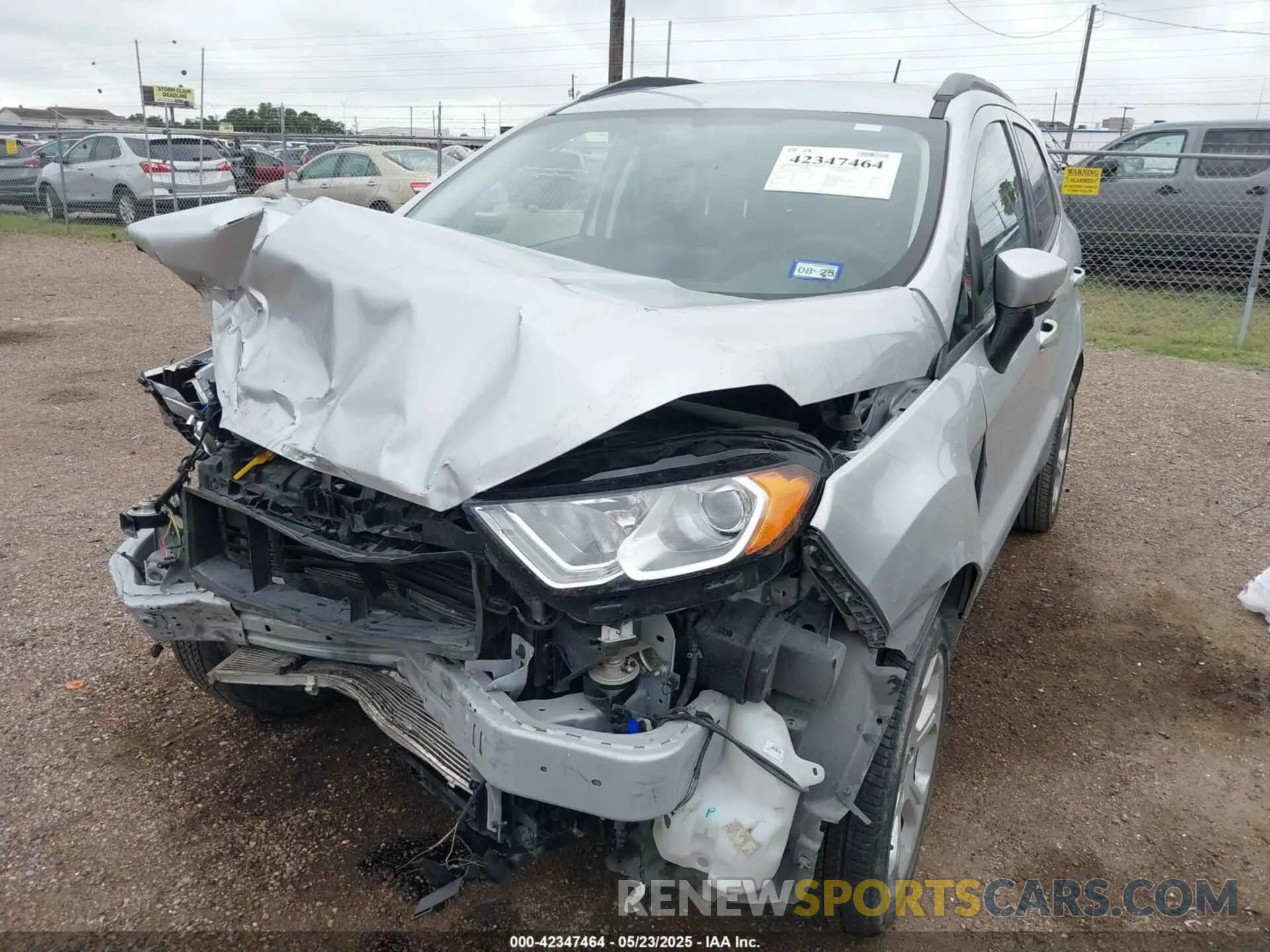 2 Photograph of a damaged car MAJ6S3GL2NC469916 FORD ECOSPORT 2022