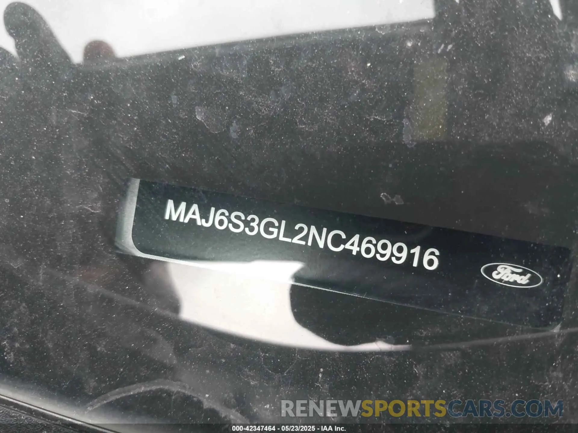 9 Photograph of a damaged car MAJ6S3GL2NC469916 FORD ECOSPORT 2022