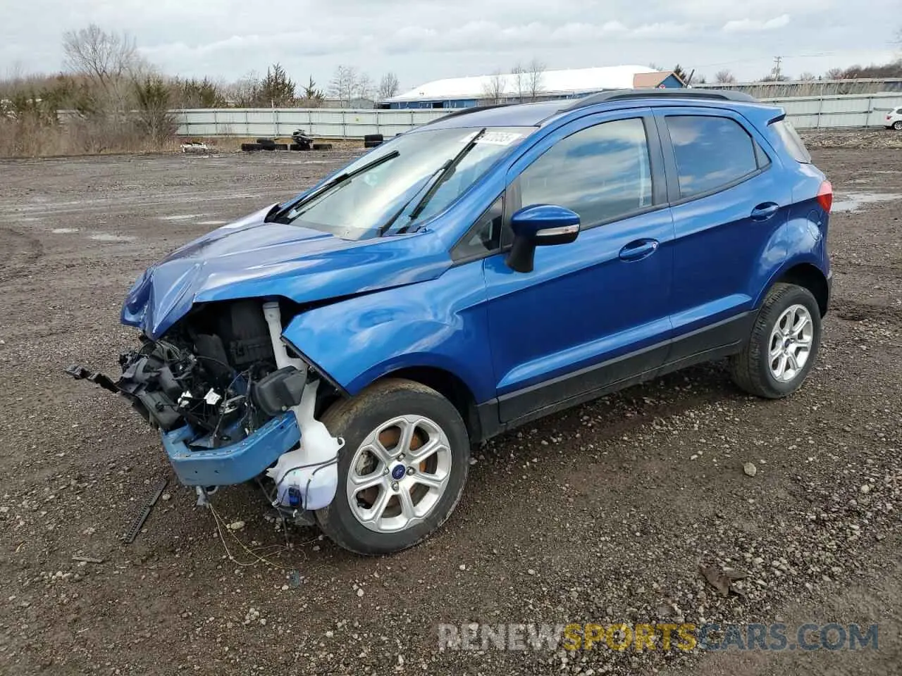 1 Photograph of a damaged car MAJ6S3GL4NC463843 FORD ECOSPORT 2022