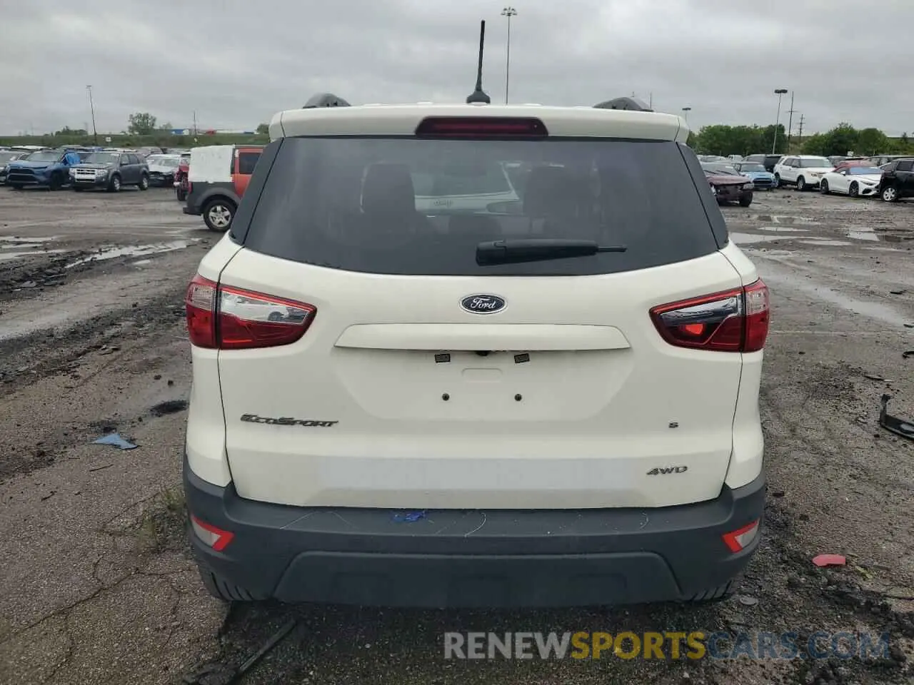 6 Photograph of a damaged car MAJ6S3GL4NC464605 FORD ECOSPORT 2022
