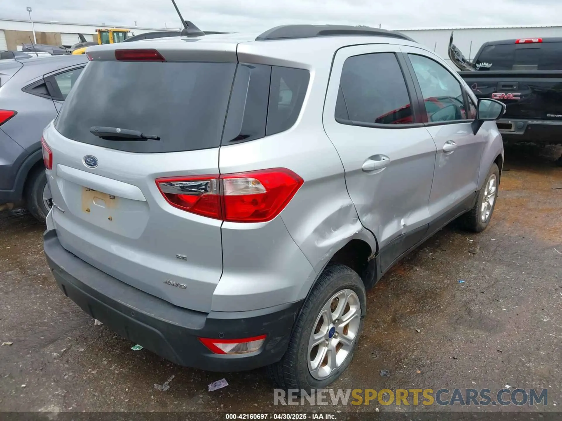 4 Photograph of a damaged car MAJ6S3GL4NC469920 FORD ECOSPORT 2022