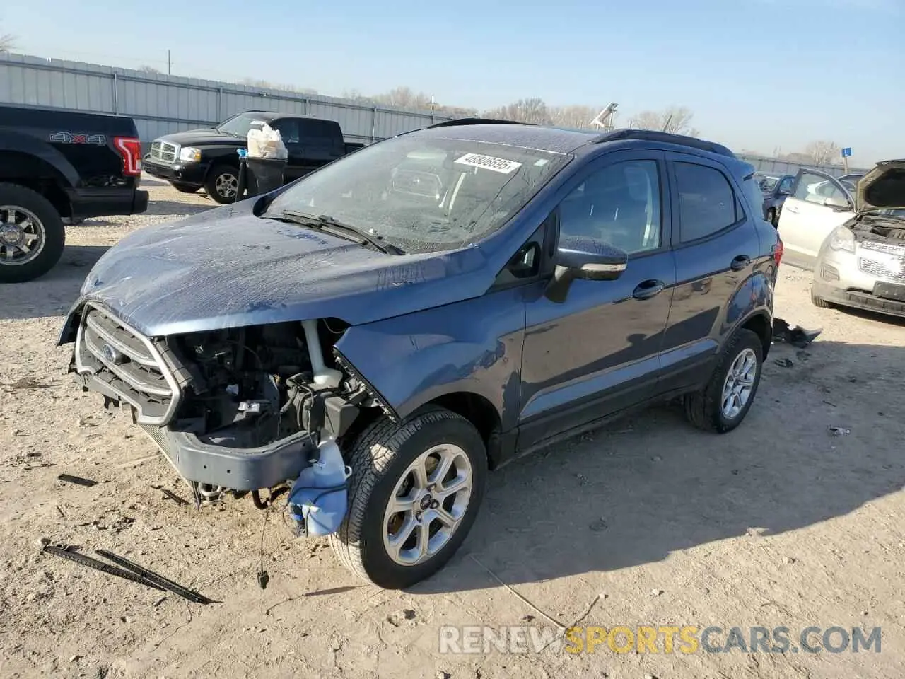 1 Photograph of a damaged car MAJ6S3GL4NC469965 FORD ECOSPORT 2022