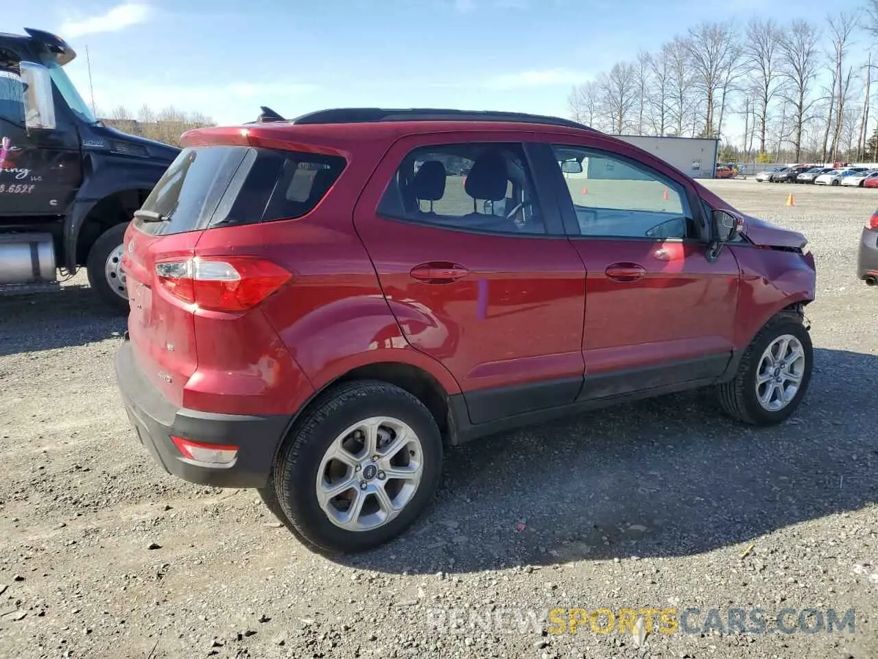 3 Photograph of a damaged car MAJ6S3GL6NC465626 FORD ECOSPORT 2022