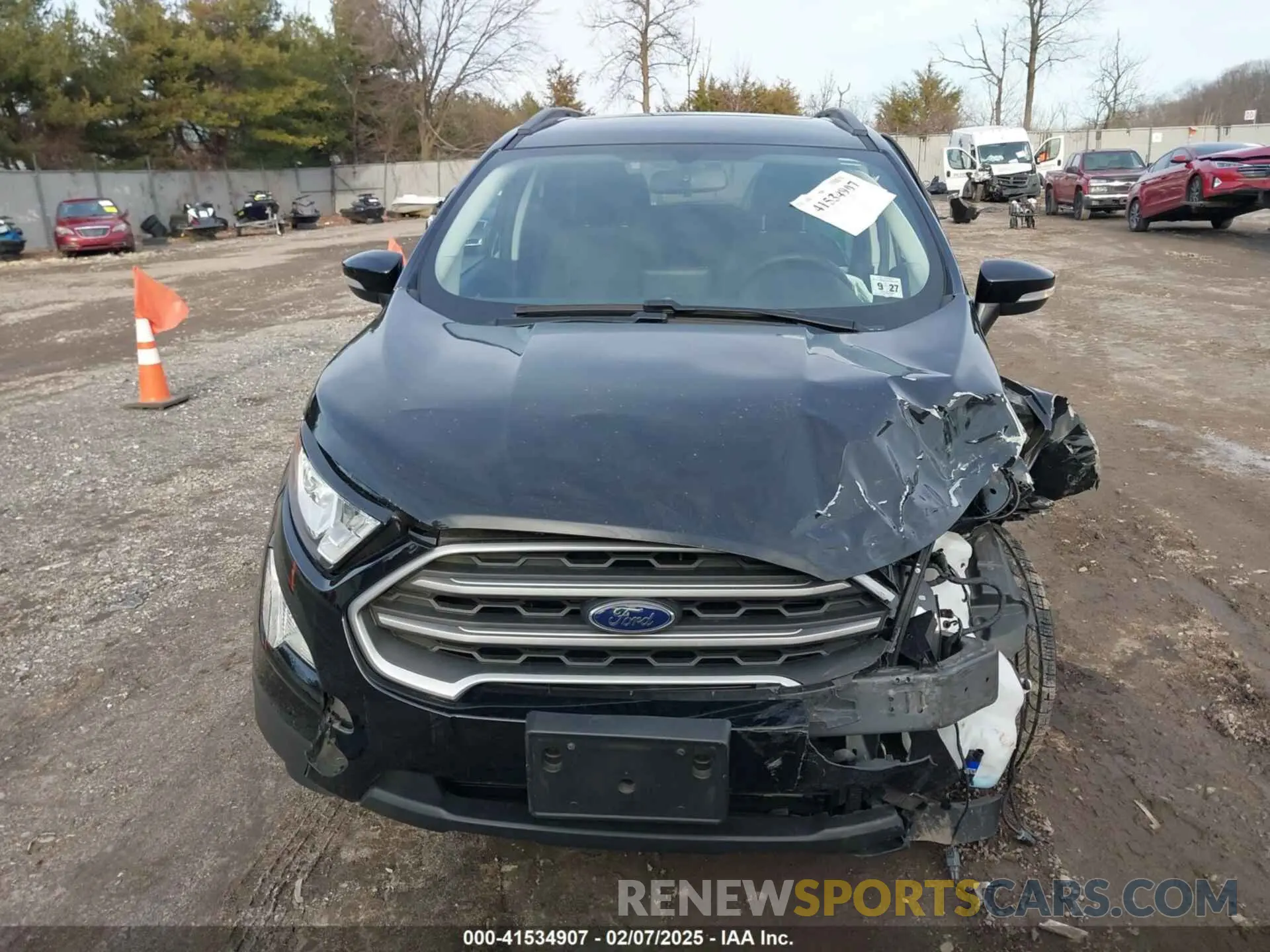 12 Photograph of a damaged car MAJ6S3GL8NC457561 FORD ECOSPORT 2022