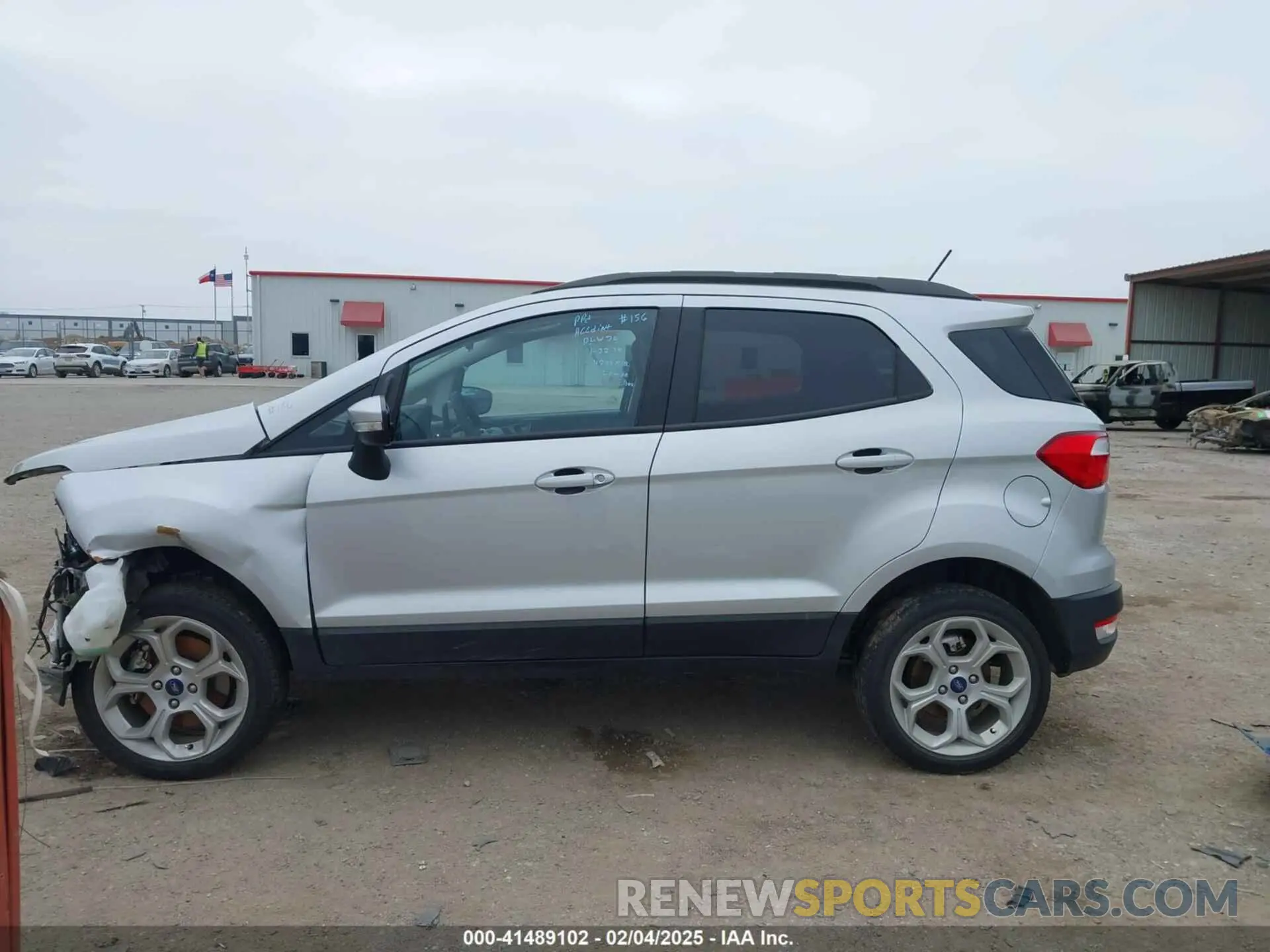 14 Photograph of a damaged car MAJ6S3GL8NC469922 FORD ECOSPORT 2022