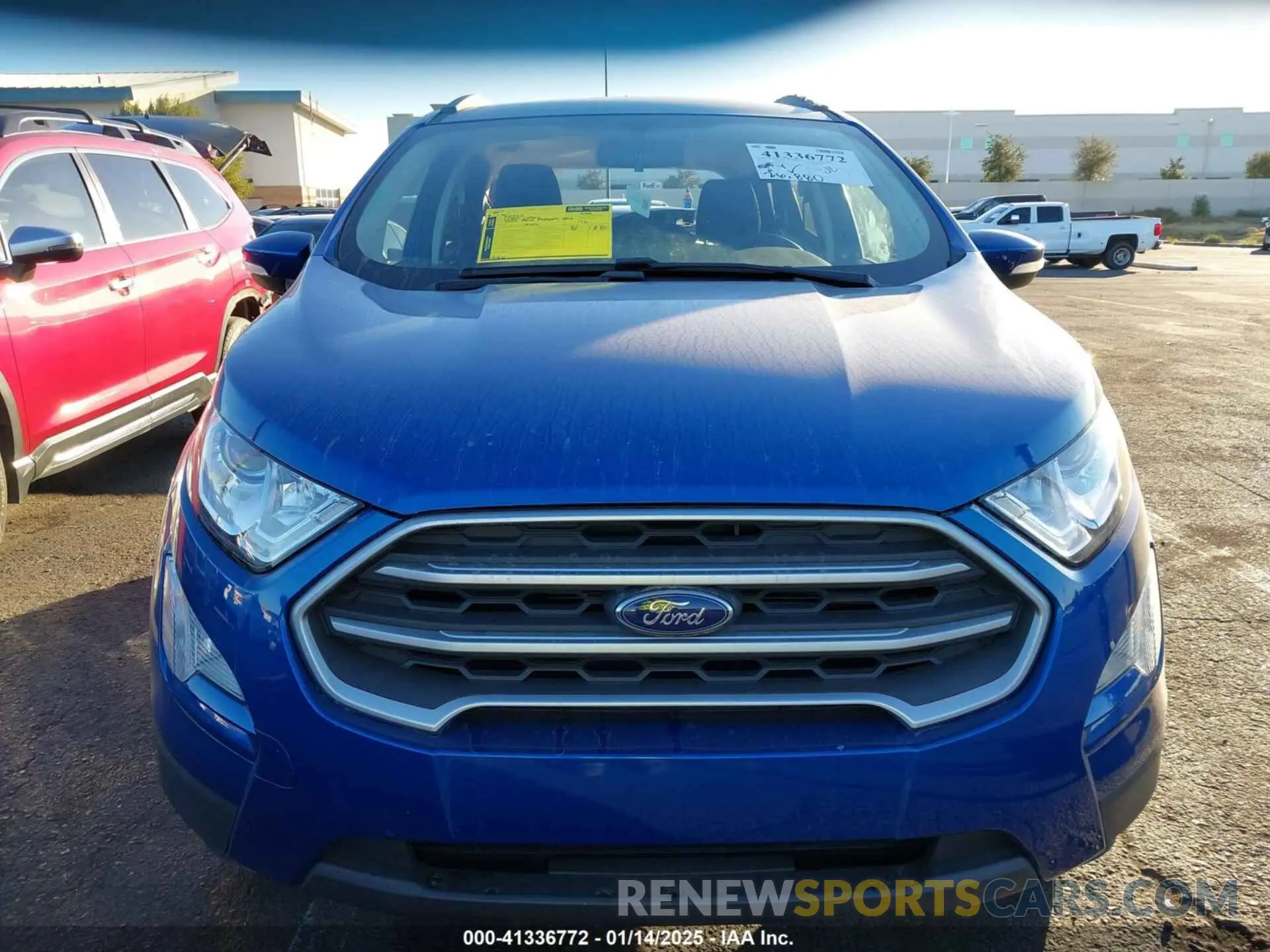 13 Photograph of a damaged car MAJ6S3GL8NC470049 FORD ECOSPORT 2022