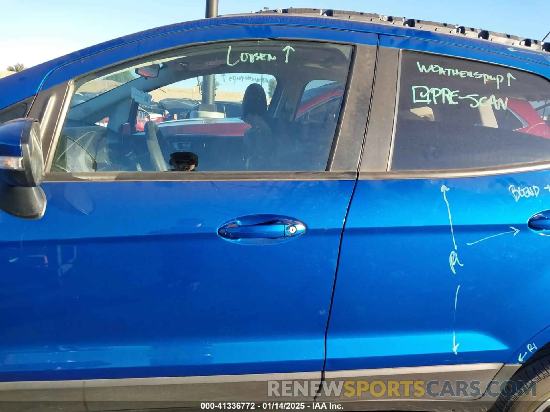 15 Photograph of a damaged car MAJ6S3GL8NC470049 FORD ECOSPORT 2022