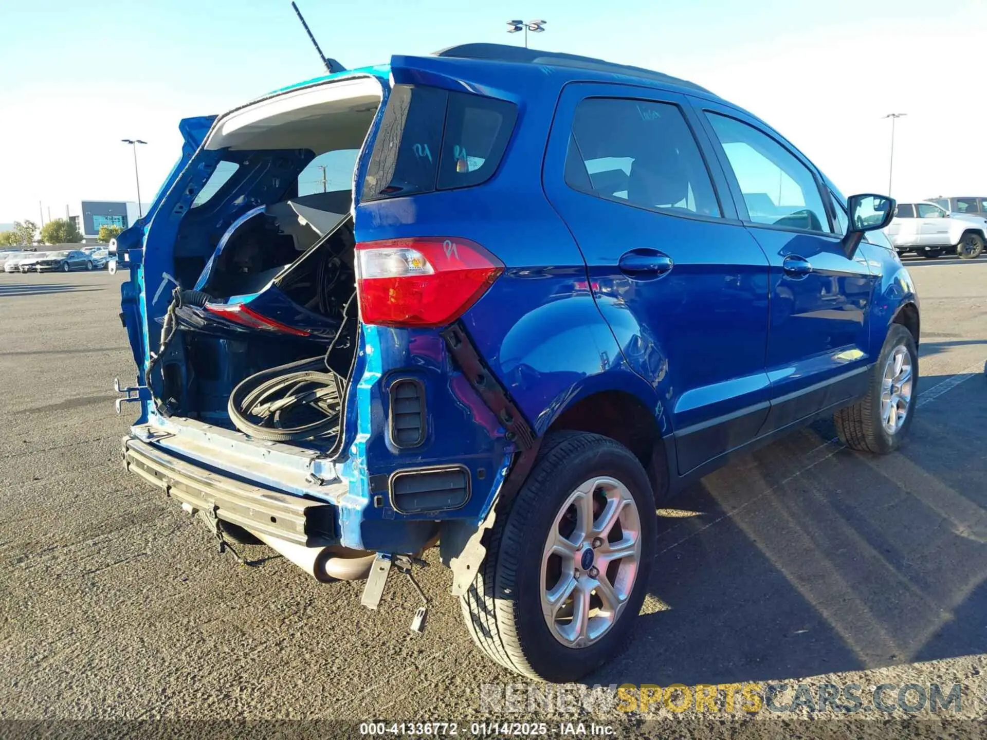 4 Photograph of a damaged car MAJ6S3GL8NC470049 FORD ECOSPORT 2022