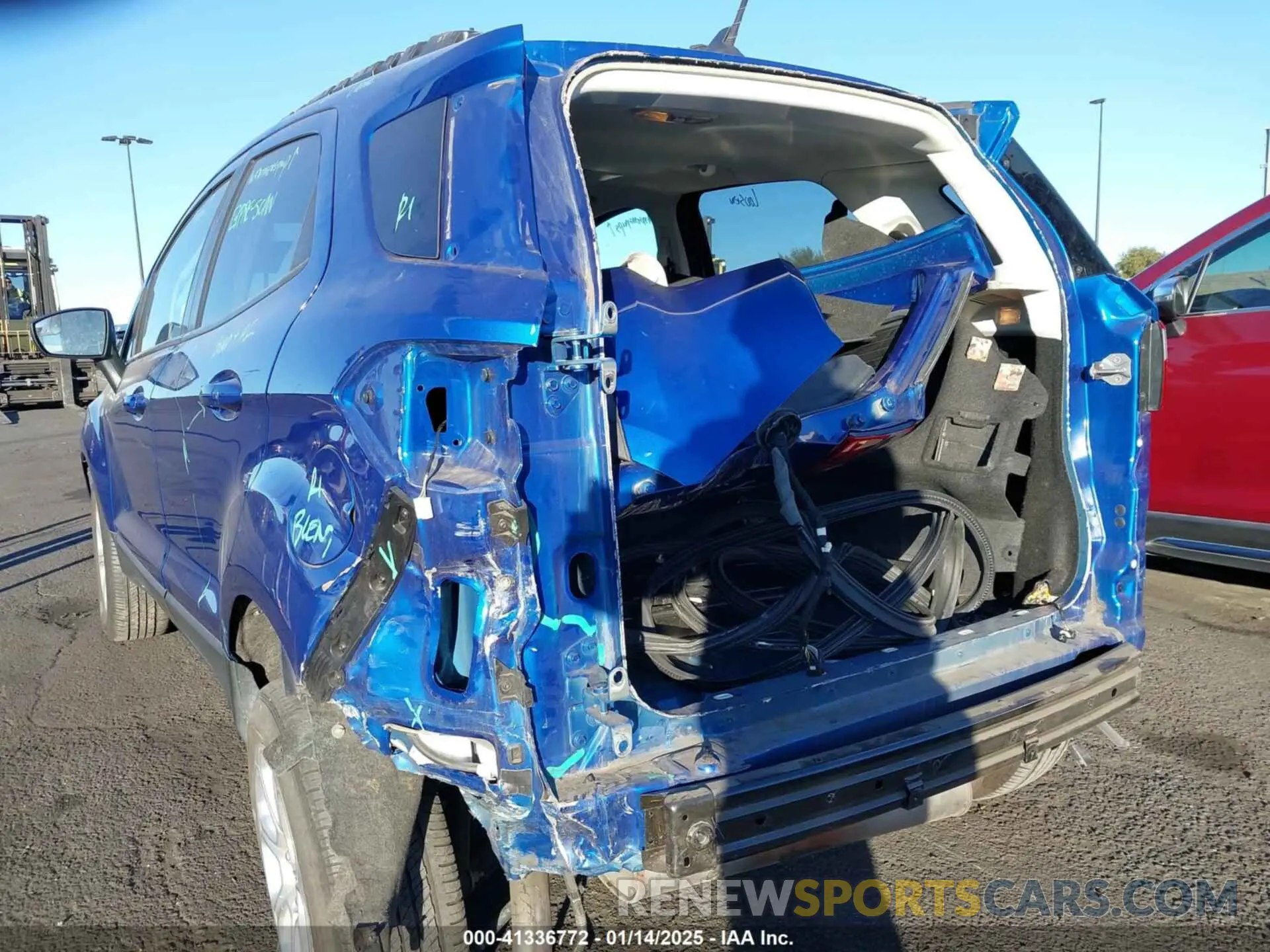 6 Photograph of a damaged car MAJ6S3GL8NC470049 FORD ECOSPORT 2022
