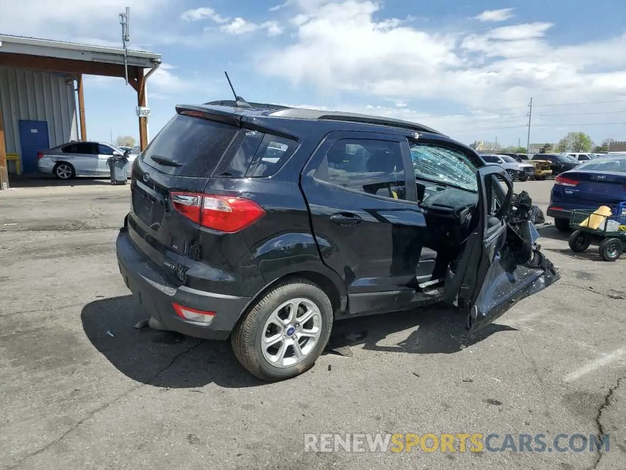 3 Photograph of a damaged car MAJ6S3GL9NC466480 FORD ECOSPORT 2022