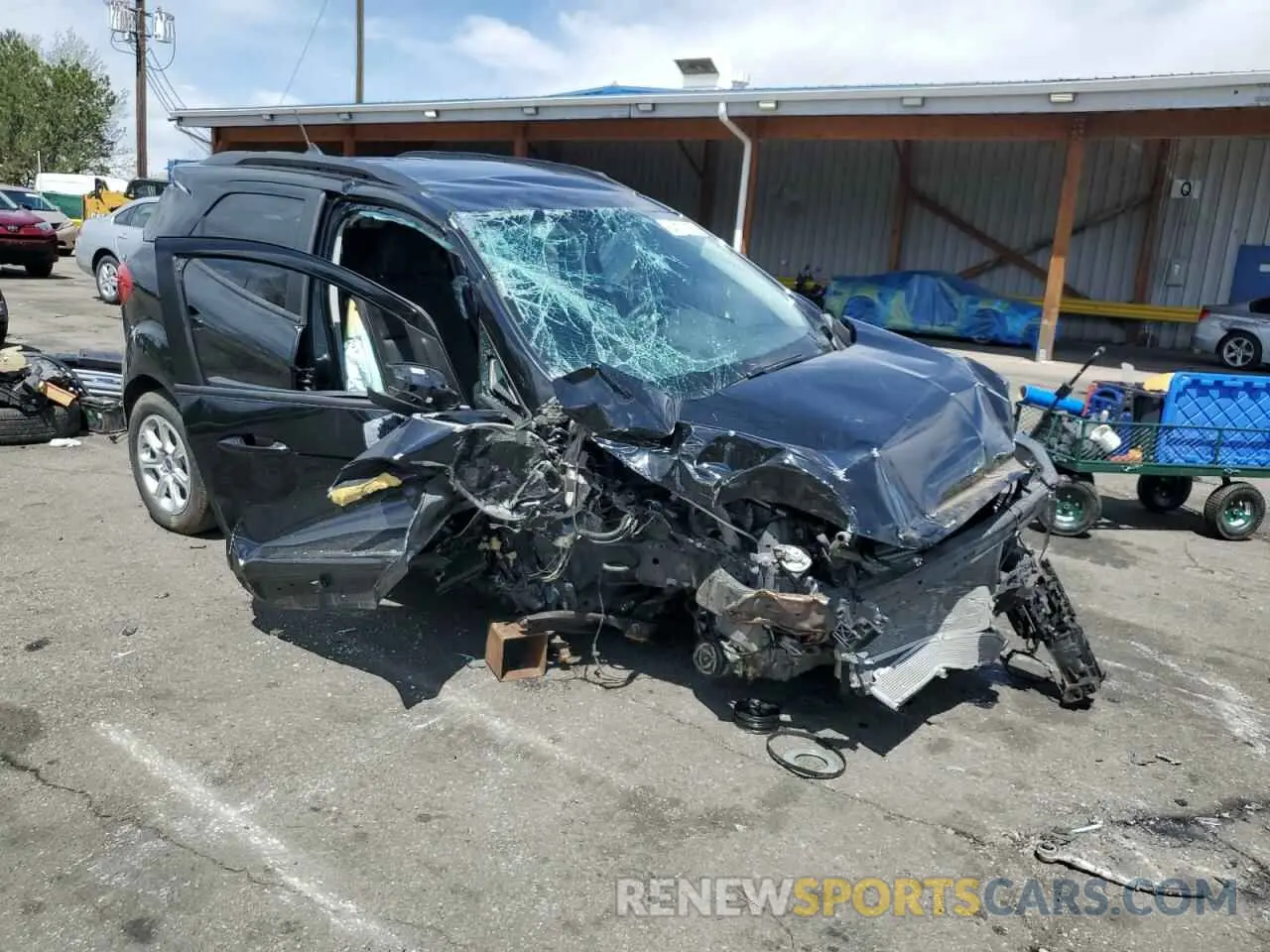 4 Photograph of a damaged car MAJ6S3GL9NC466480 FORD ECOSPORT 2022